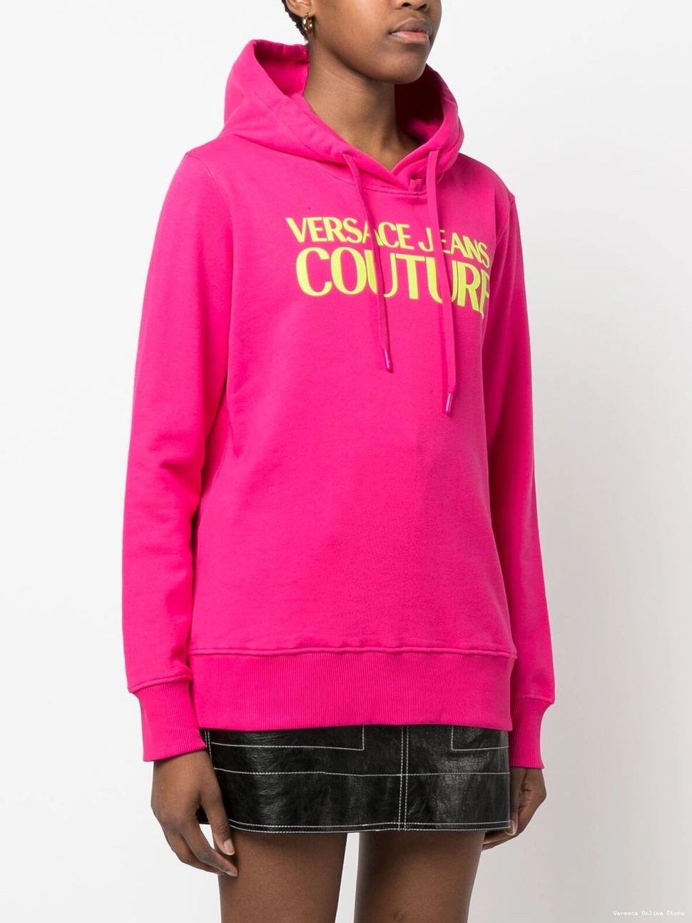 Affordable logo-print Couture Women hoodie detail Versace Jeans 0803